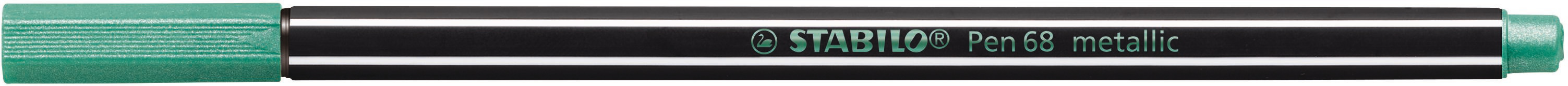 STABILO Stylo Fibre Pen 68 1mm 68/836 vert métallique