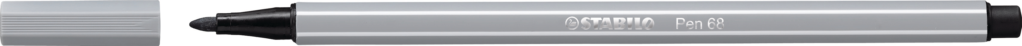 STABILO Stylo Fibre Pen 68 1mm 68/95 gris moyen