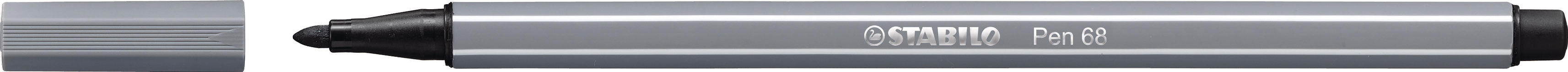 STABILO Stylo Fibre Pen 68 1mm 68/96 gris foncé