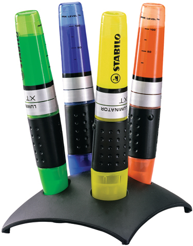 STABILO Tischset LUMINATOR 2-5mm 7104-2 4-couleurs 4-couleurs