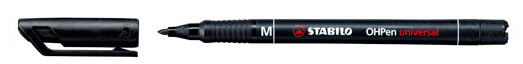 STABILO OHP Pen permanent M 843/46 noir