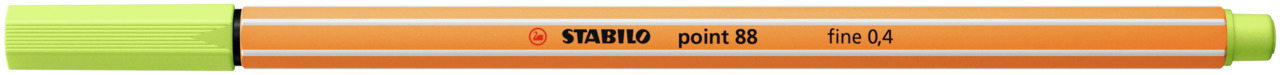 STABILO Stylo fibre Point 88 0.4mm 88/14 vert citron