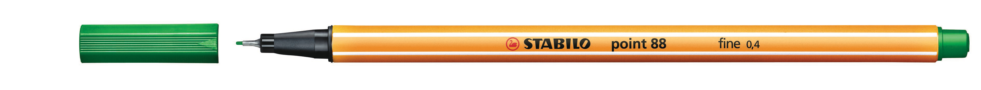 STABILO Stylos fibre point 88 0.4mm 88/36 vert vert