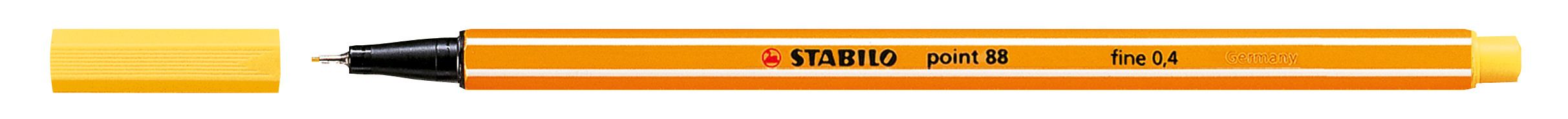 STABILO Stylos fibre point 88 0.4mm 88/44 jaune