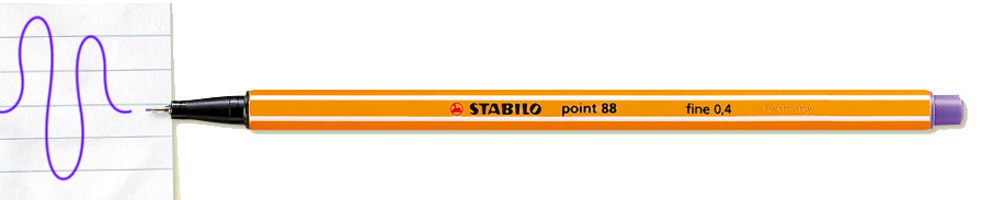 STABILO Stylos fibre point 88 0.4mm 88/55 violet