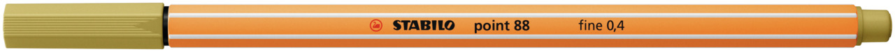 STABILO Stylo fibre Point 88 0.4mm 88/66 kaki