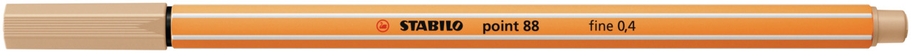 STABILO Stylo fibre Point 88 0.4mm 88/86 nue