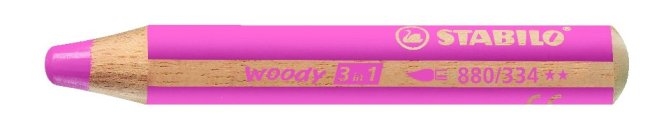 STABILO Crayon couleur Woody 3 in 1 880/334 pink