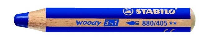 STABILO Crayon couleur Woody 3 in 1 880/405 marine