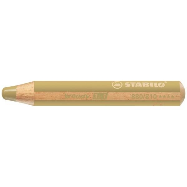 STABILO Crayon couleur Woody 3 in 1 880/810 or