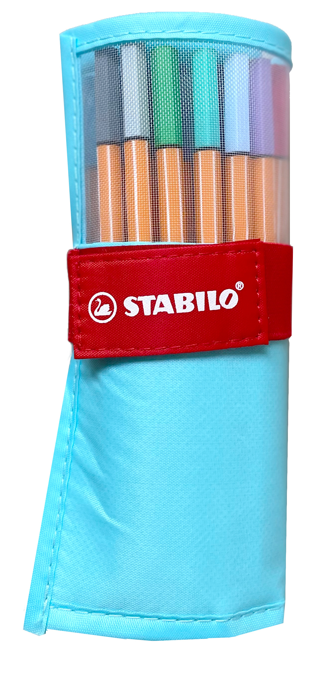 STABILO Rollerset point 88 0.4mm 8825-08-01CH 25 couleurs ass. bleu pastel