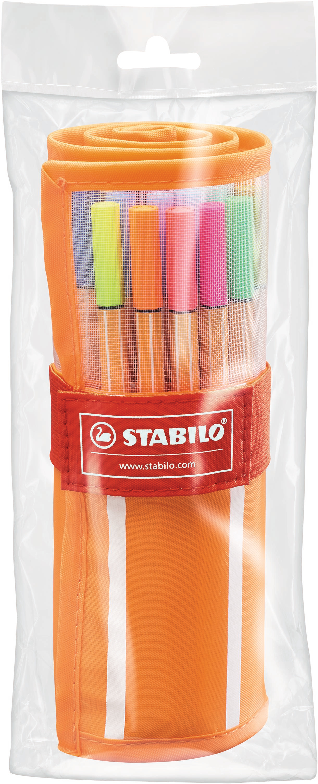 STABILO Stylo fibre Point 88 0.4mm 8830-2 25+5 neon set rouleau