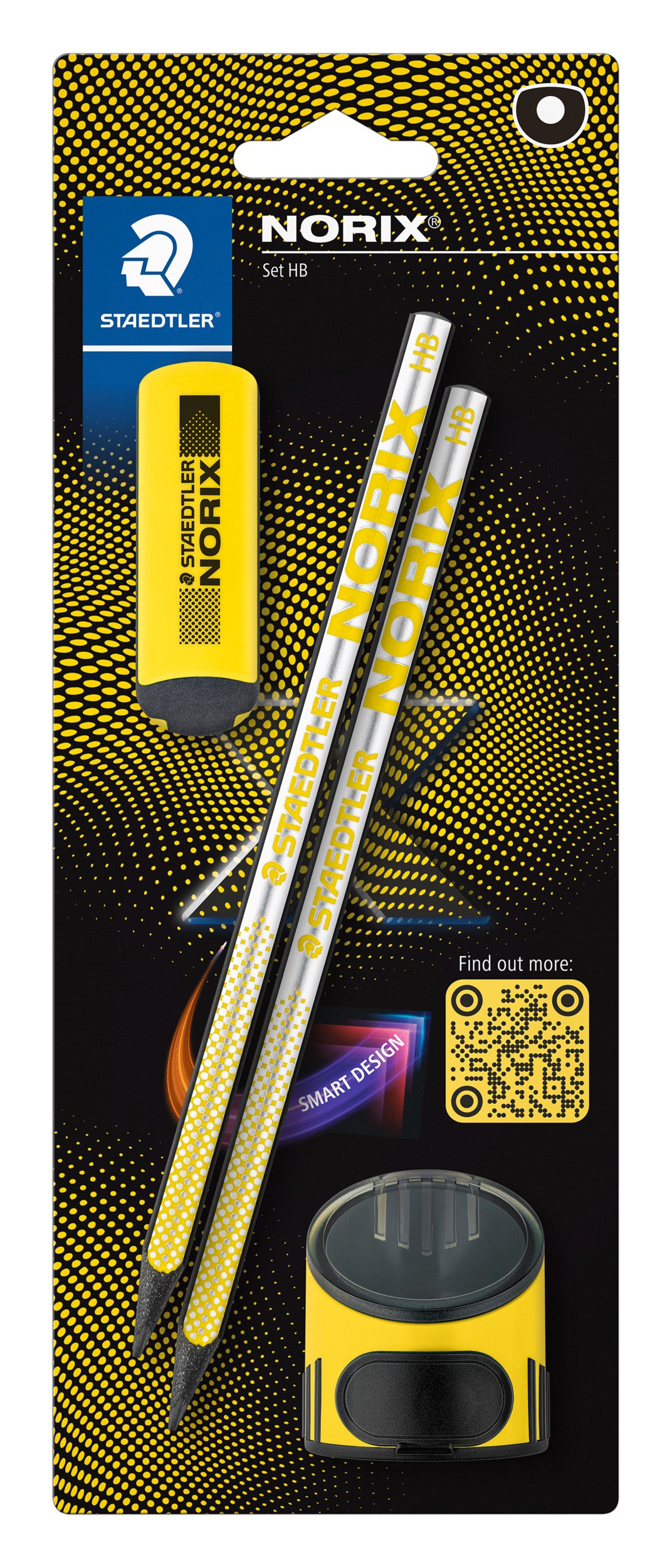 photo STAEDTLER Crayon NORIX HB 181-HBBK2 incl. tc, gomme 2 pièces