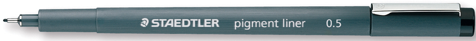 STAEDTLER Pigment Liner 0,5mm 30805-9 noir