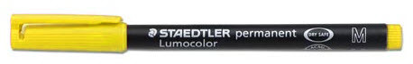 STAEDTLER Lumocolor permanent M 317-1 jaune