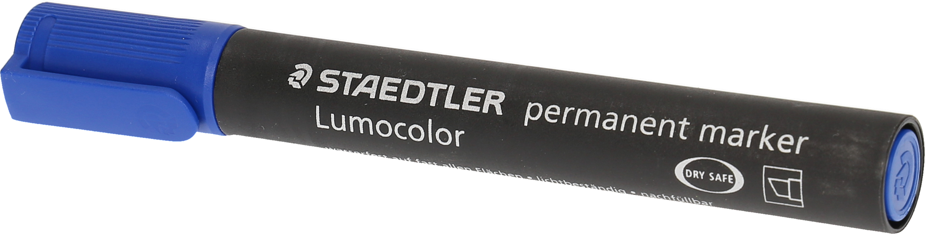 photo STAEDTLER Perm. Marker Lumocolor 350 350-3 bleu, pointe biseau