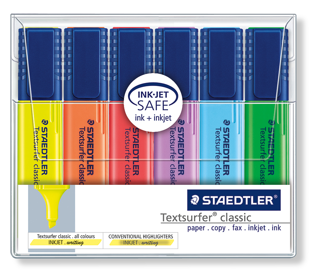 STAEDTLER Textsurfer Classic 364WP6 6 Farben ass.