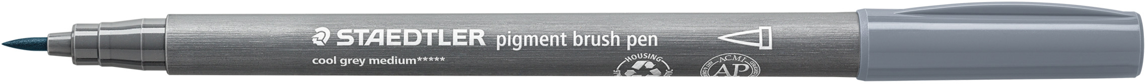 STAEDTLER Feutre de coloriage à brush 371-87 cool grey medium