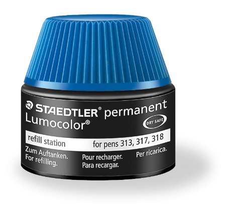 STAEDTLER Lumocolor permanent 15ml 48717-3 bleu bleu