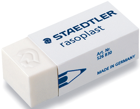 STAEDTLER Radierer Raso Plast 526B30 43x19x13mm