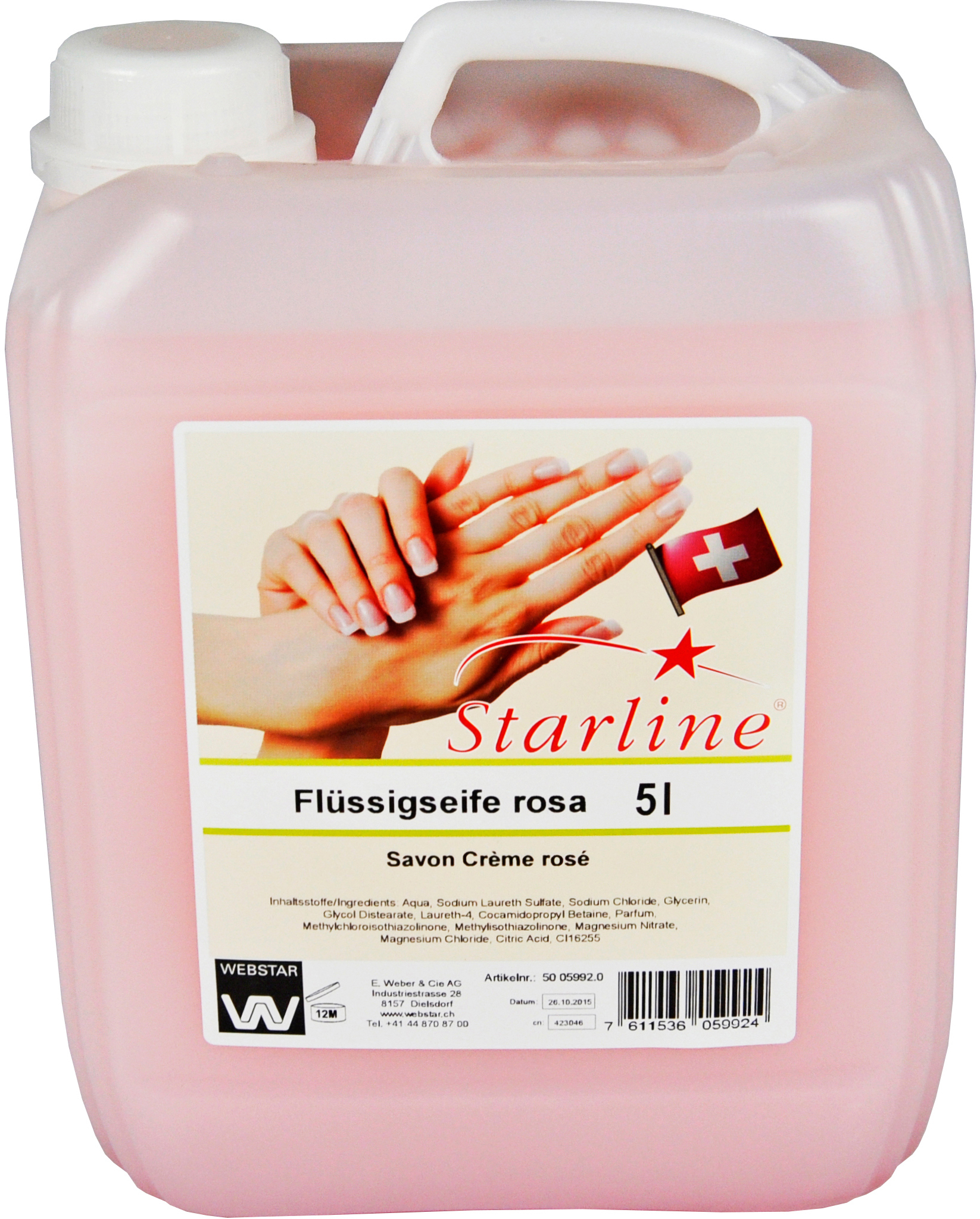 photo STARLINE Savon liquide Rosa 5lt 5992