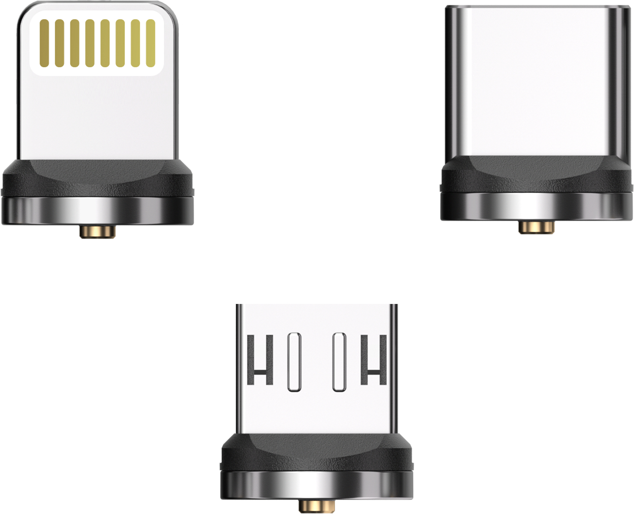 photo STATIK Mag.Tip for Mag.Chargecables PUP-0135 1xLightn.1xUSB-C,1xMicro-USB