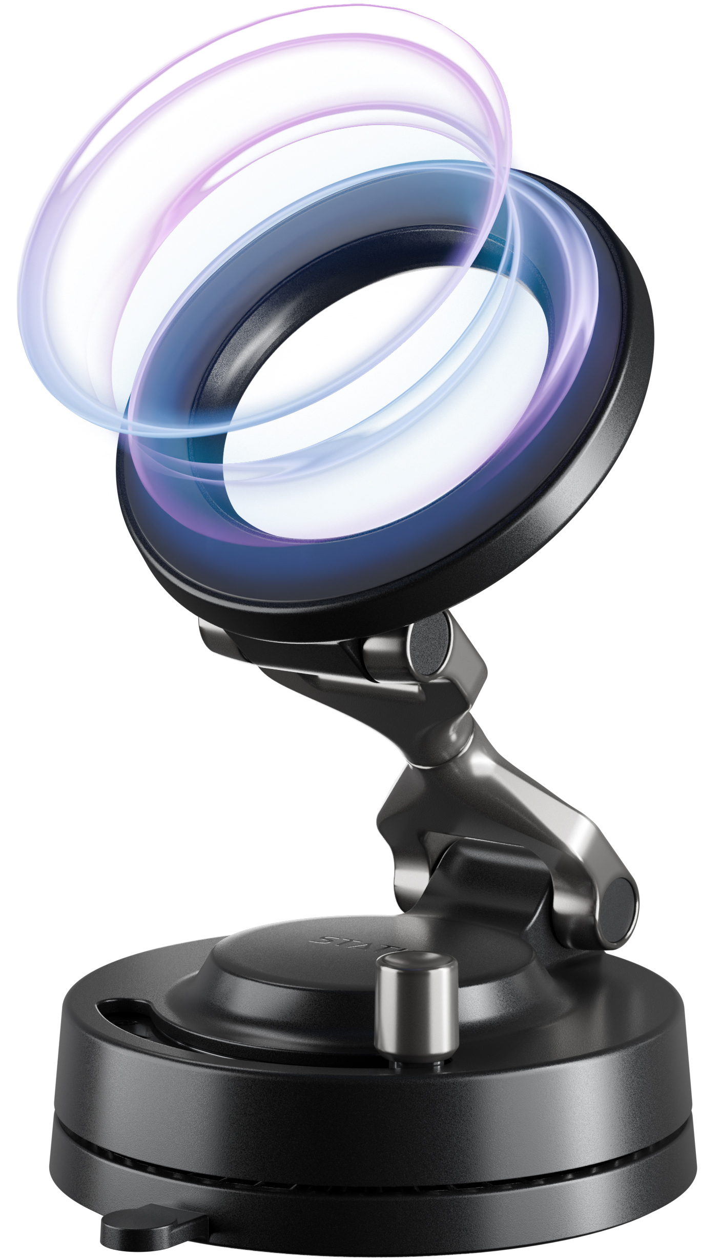 photo STATIK Magnetic Phone Mount PUP-0660-V3-BLK HyperMount all surfaces V3