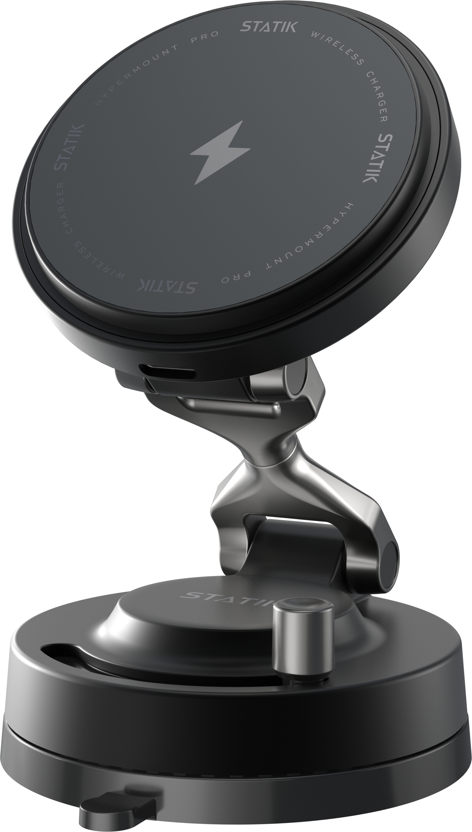 photo STATIK Magnetic Phone Mount Pro PUP-0661-BLK HyperMount Vacum Wireless