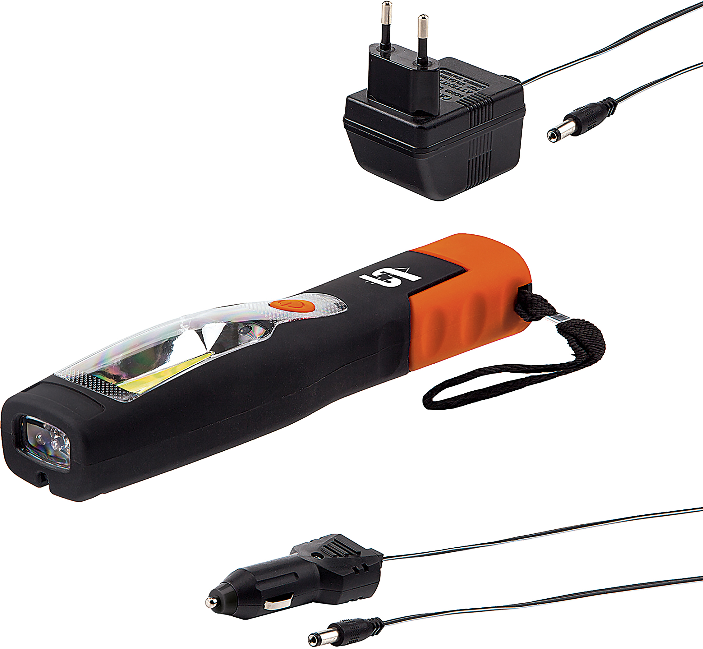 photo STEFFEN Lampe de travail LED 19 9023 noir, batterie, 2W