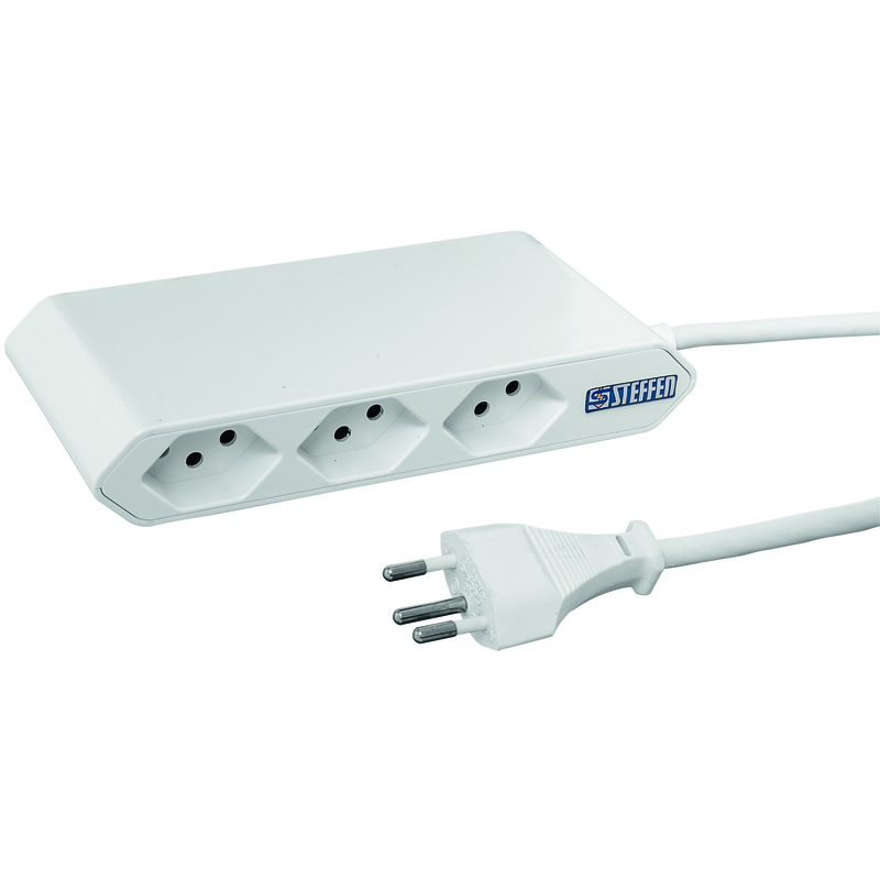 photo STEFFEN Multiprise IQ 1.5m 200161213 blanc