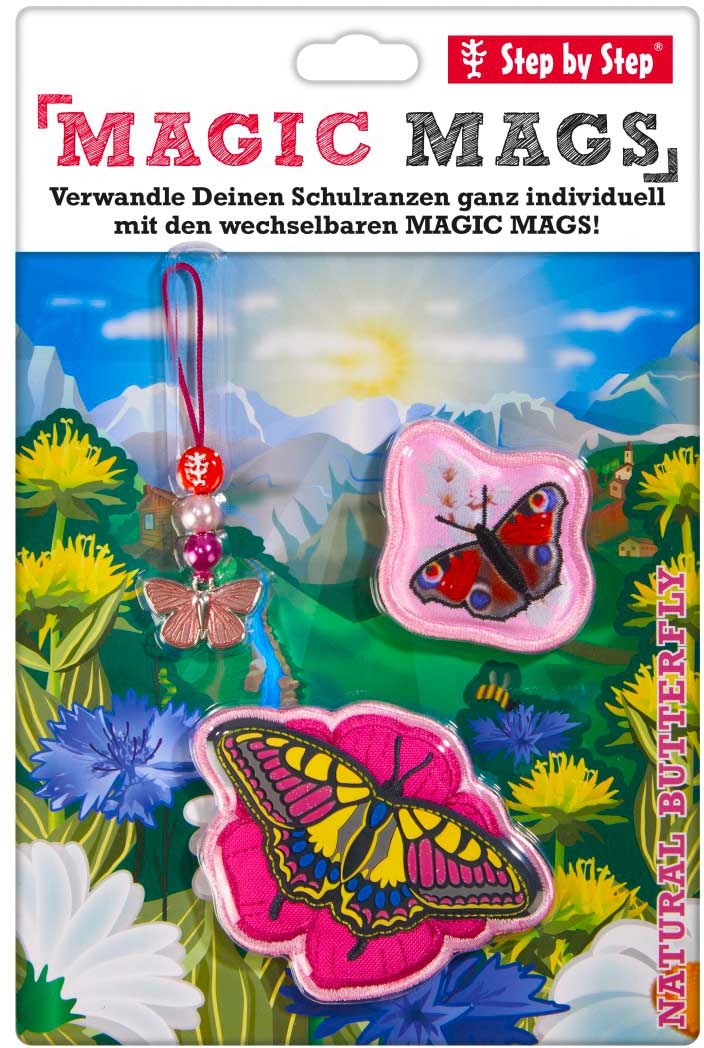 STEP BY STEP Zubehör MAGIC MAGS 129352 Natural Butterfly 3-teilig