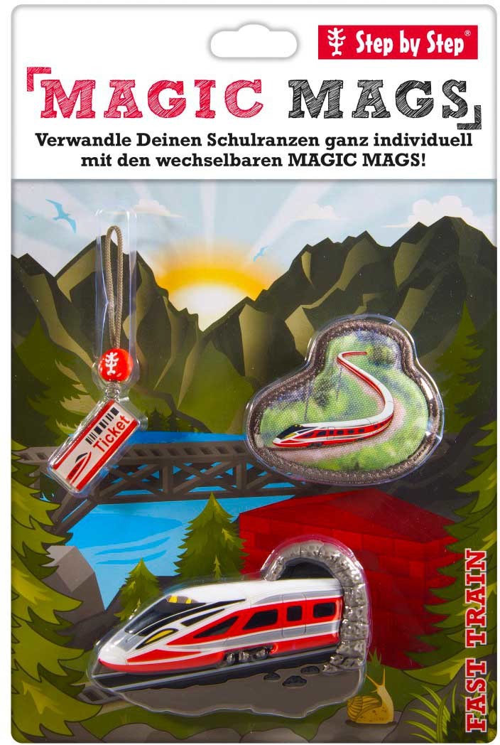 STEP BY STEP Zubehör MAGIC MAGS 129358 Fast Train 3-teilig