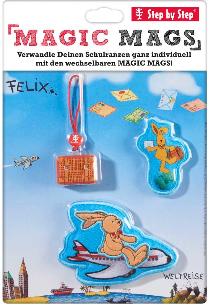 STEP BY STEP Zubehör MAGIC MAGS 129396 Felix Hase Weltreise 3-teilig
