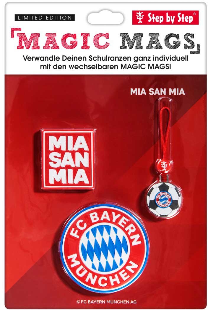 STEP BY STEP Zubehör MAGIC MAGS 129626 FCBayern Mia san Mia 3-teilig