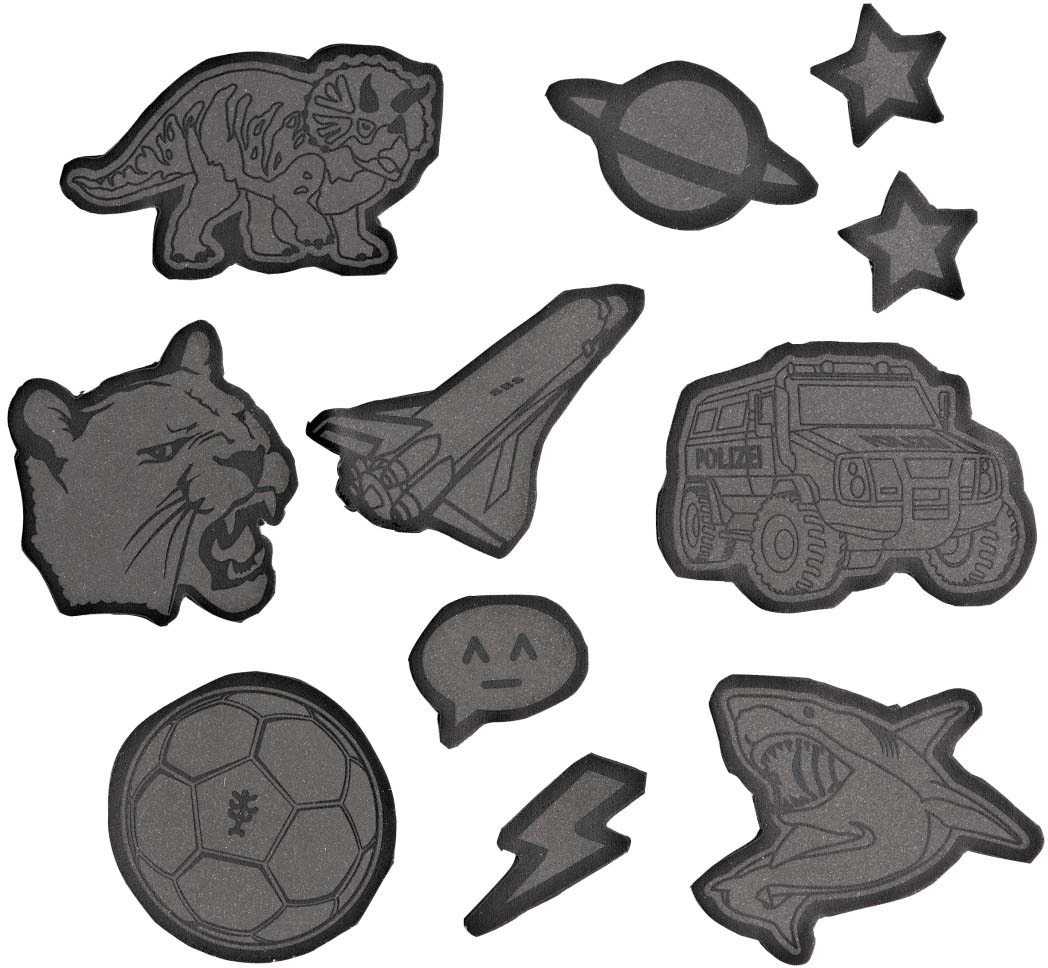 photo STEP BY STEP Sticker Set 129763 Black 11 pcs.