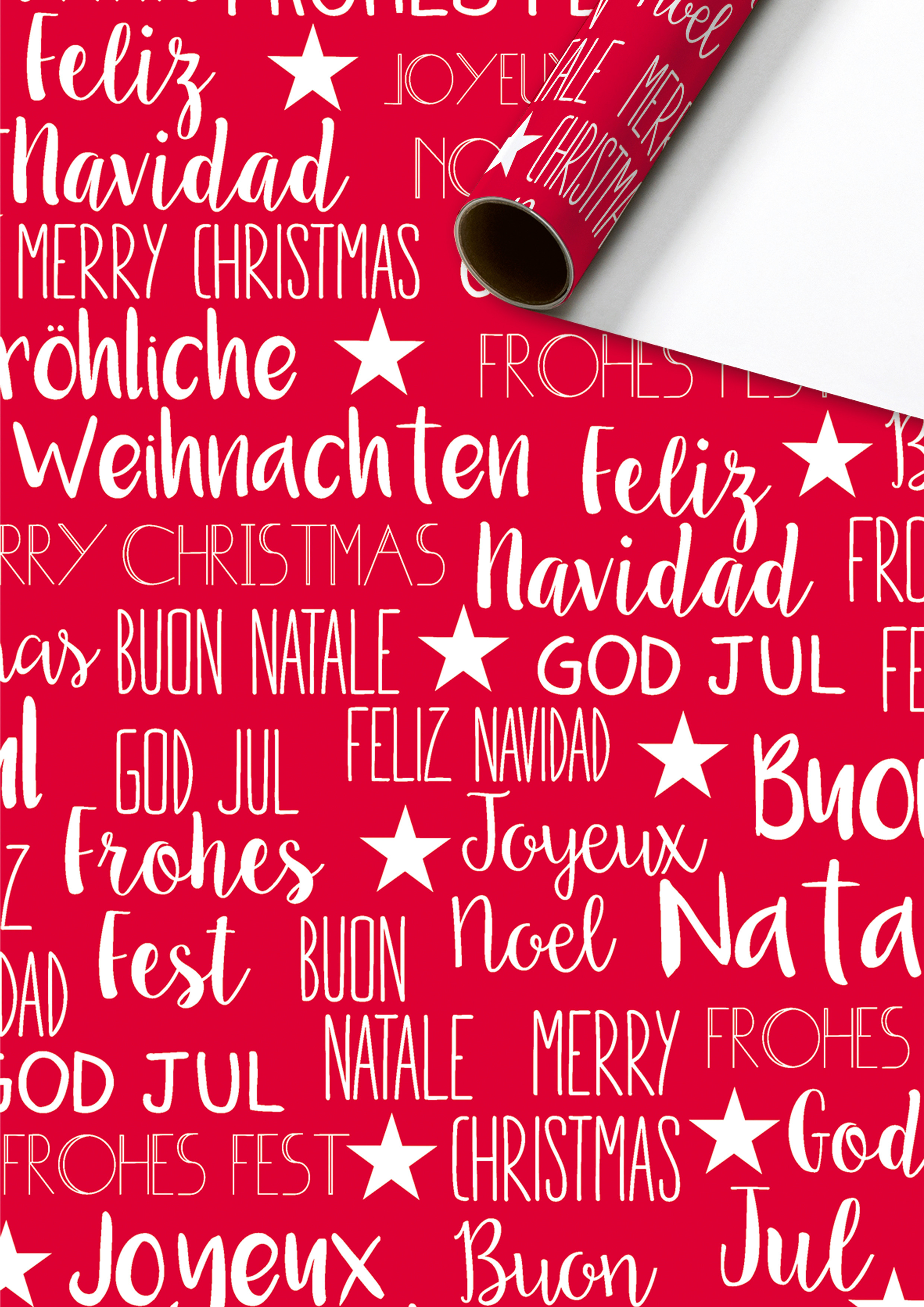 STEWO Papier cadeau 2528154496 Basic Christmas 70x200cm