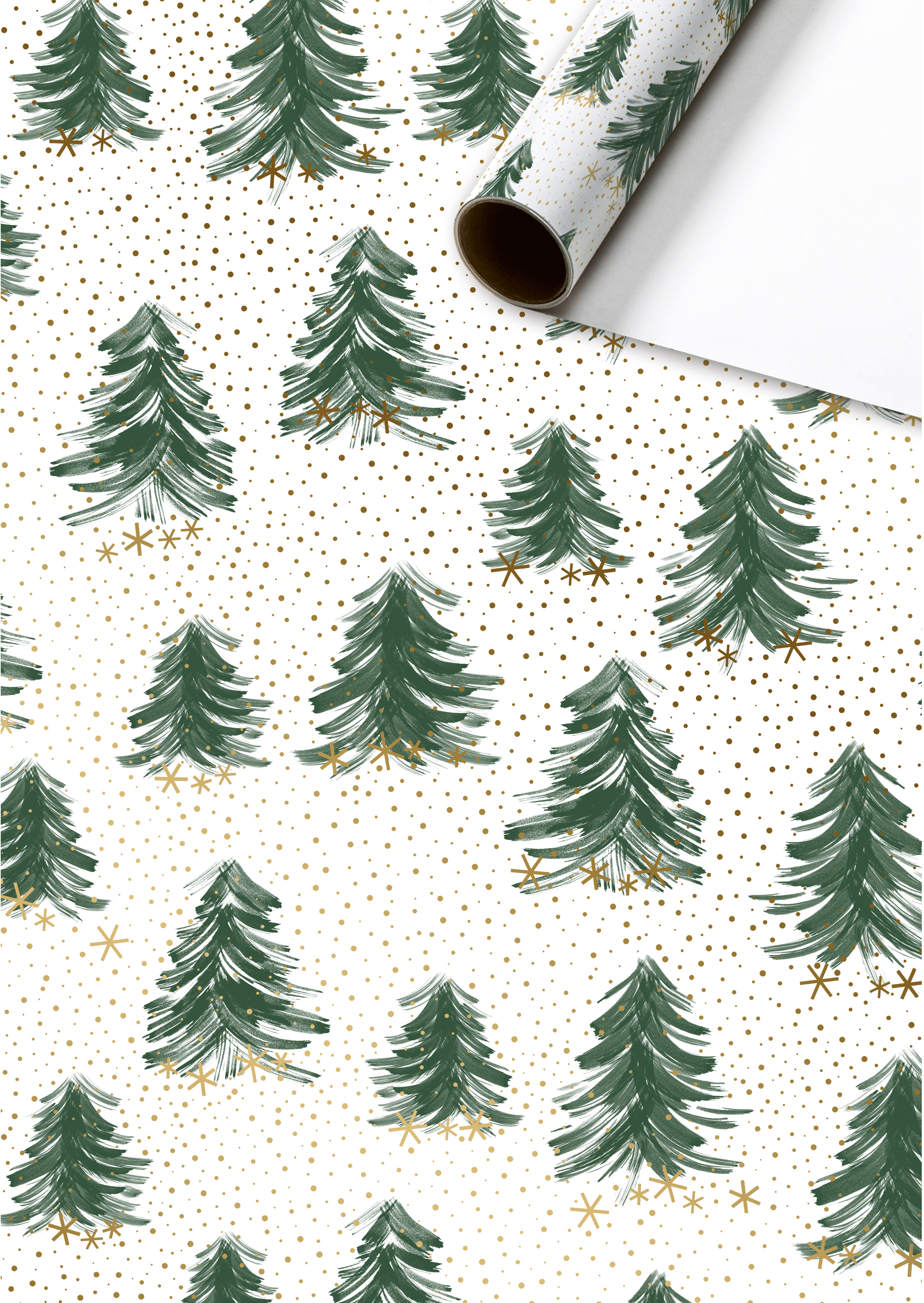 STEWO Geschenkpapier Inverno2 2528506847 grün 70x200cm
