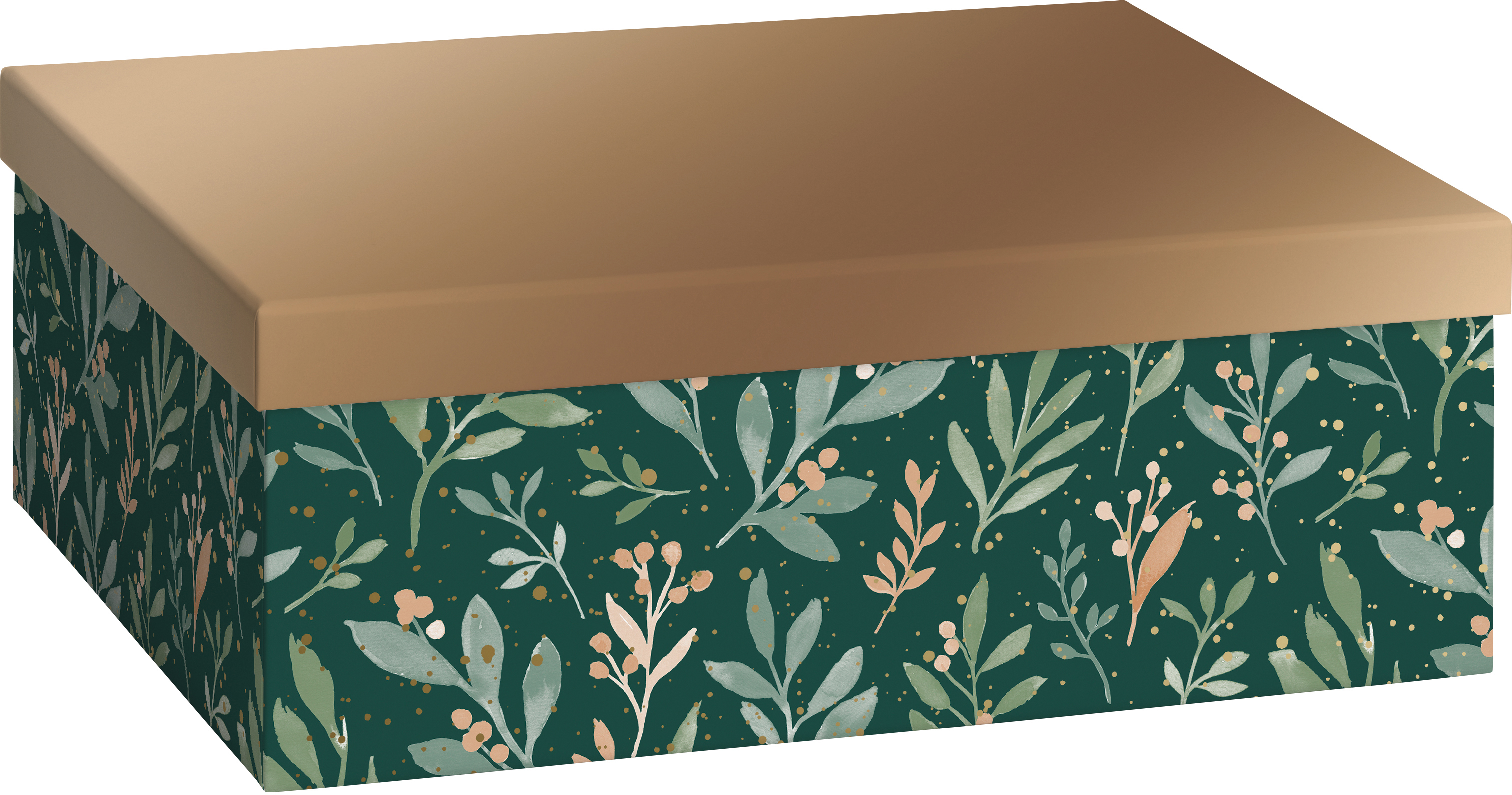 STEWO Geschenkbox Arona 2551505747 dunkelgrün 23x23x12cm