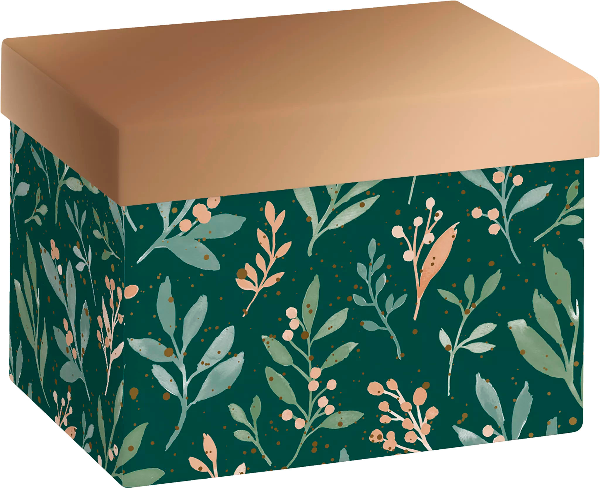 STEWO Geschenkbox Arona 2551505797 dunkelgrün 12x12x16.5cm