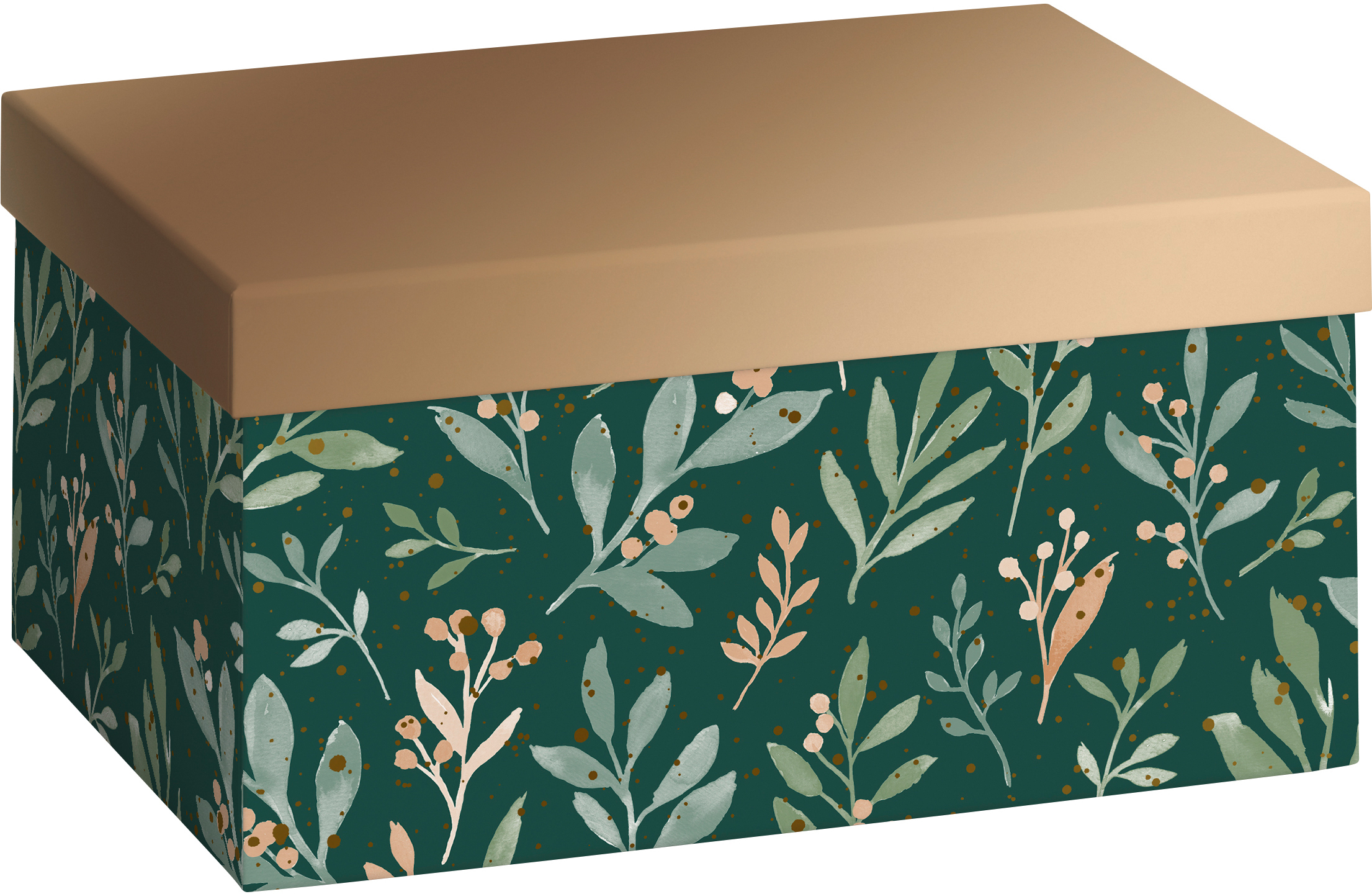 STEWO Geschenkbox Arona 2551505798 dunkelgrün 16.5x24x12cm