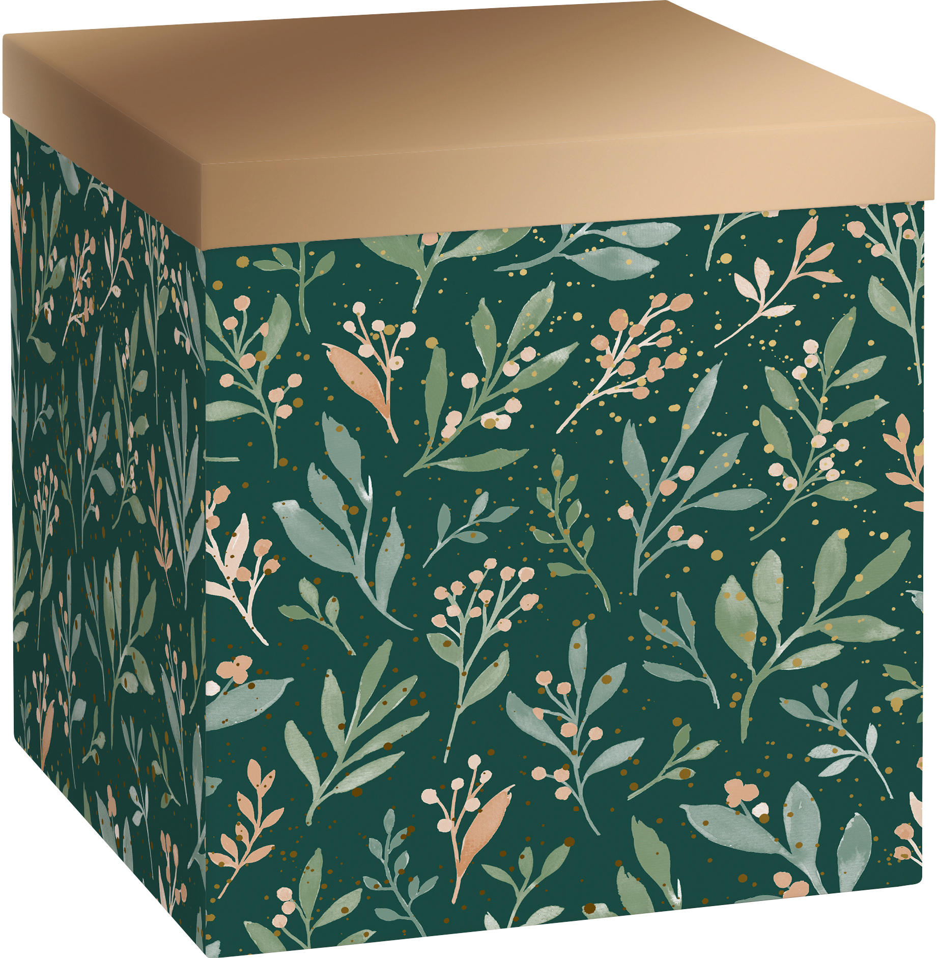 STEWO Geschenkbox Arona 2551505799 dunkelgrün 23x24x23cm