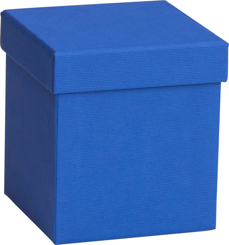 STEWO Boîte cadeau One Colour 2551782990 bleu foncé 11x11x12cm