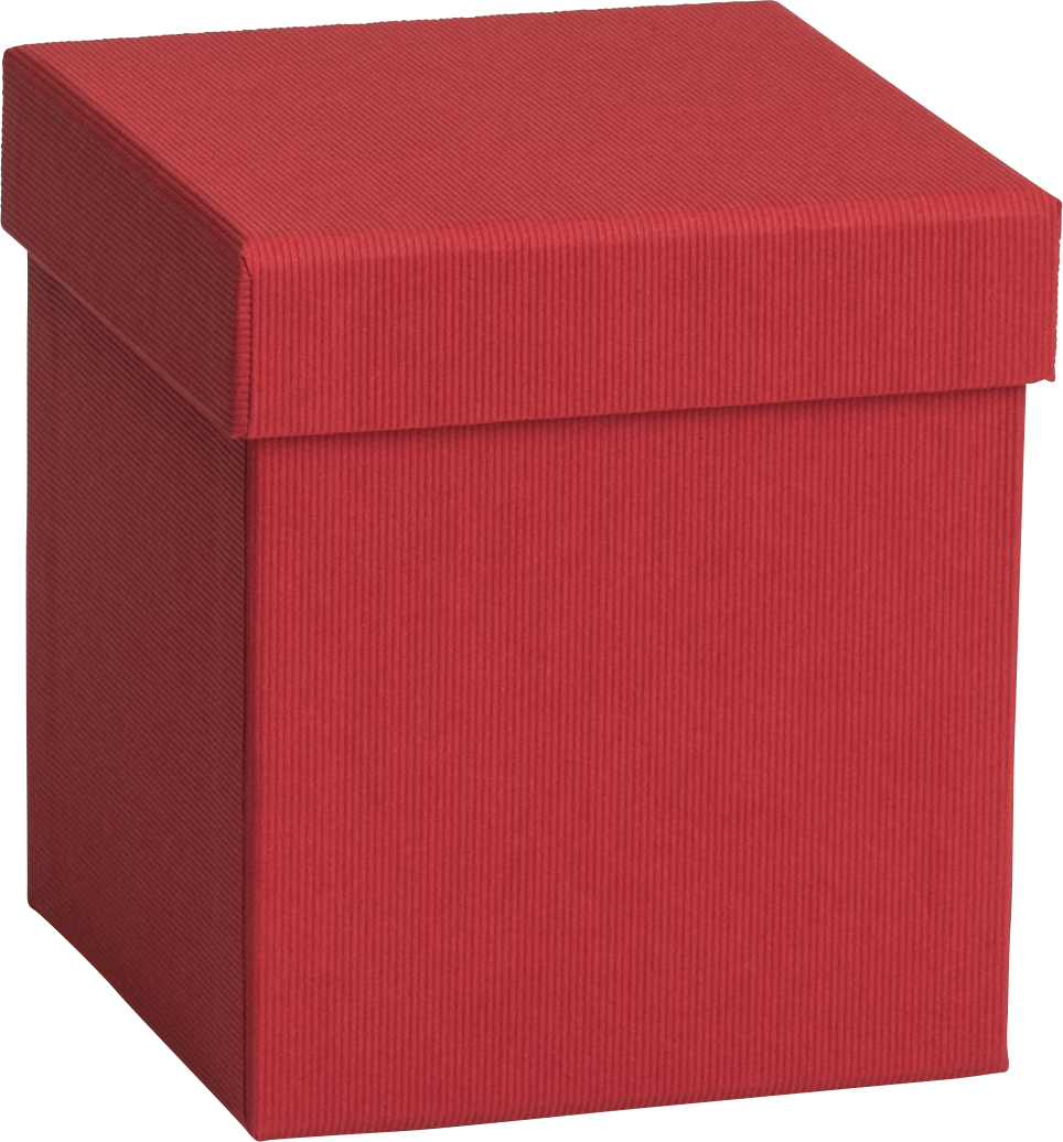 STEWO Boîte cadeau One Colour 2551784290 rouge foncé 11x11x12cm