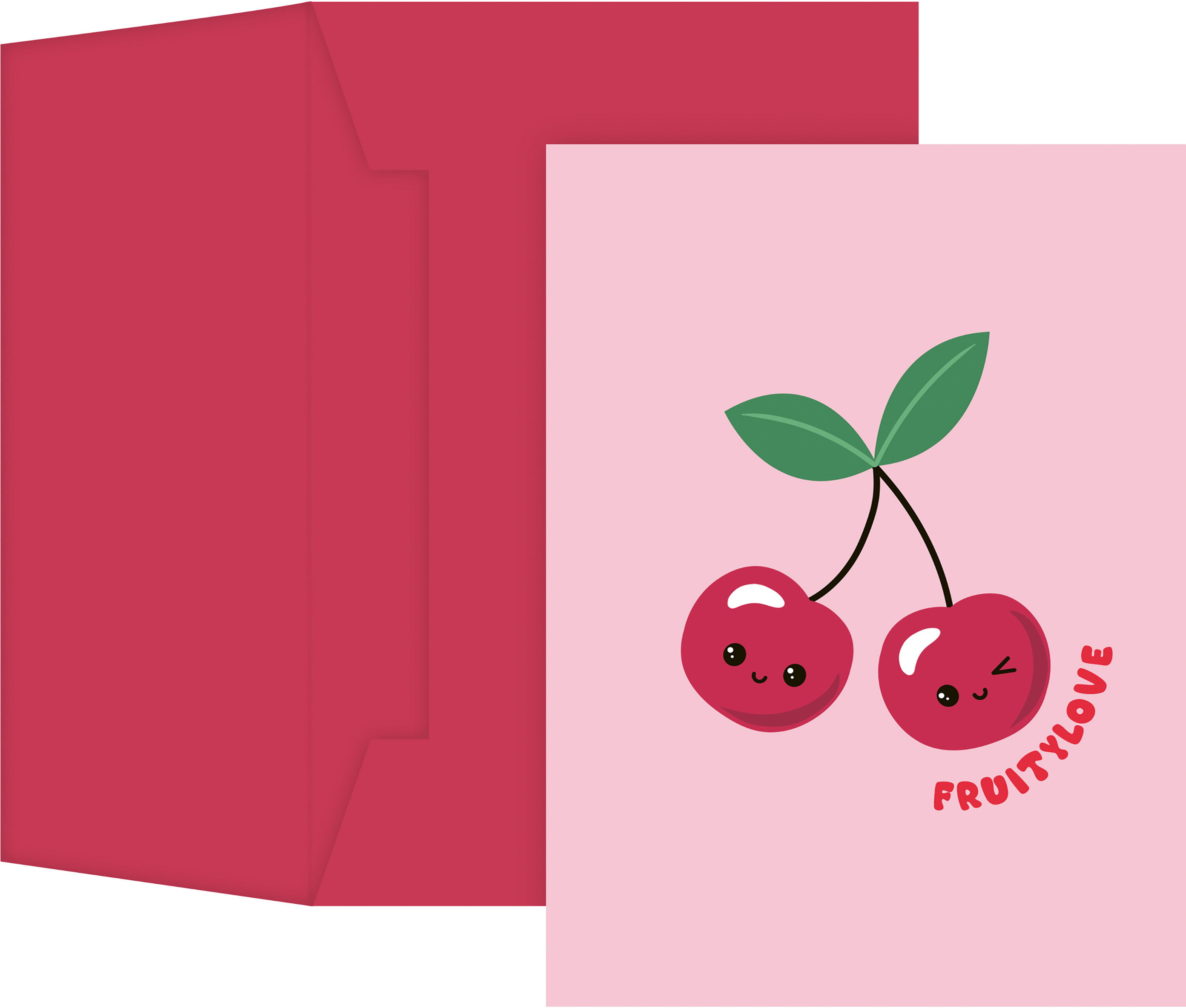 photo STEWO Carte de vux Yumi A6 2581507525 rose