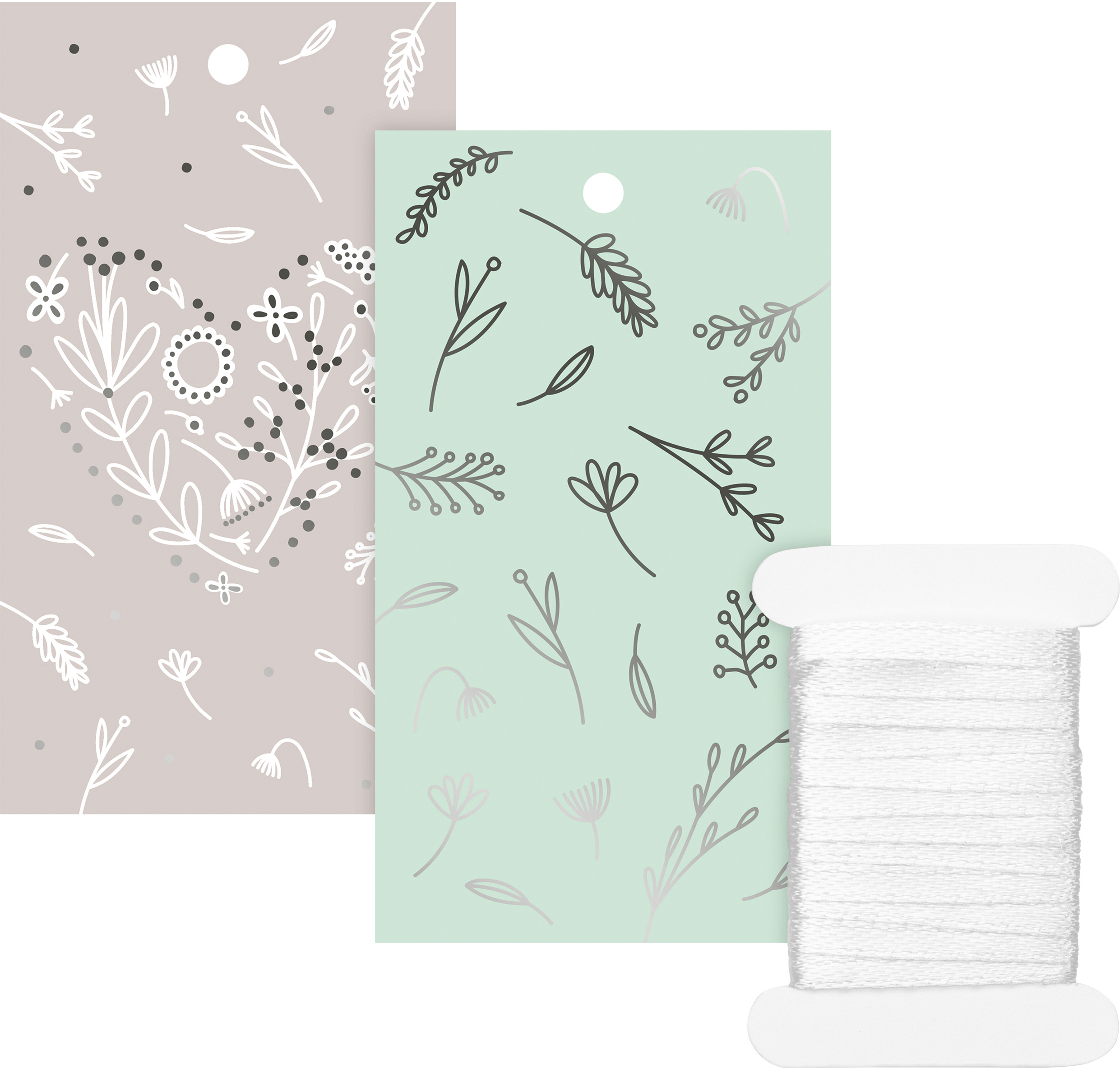 photo STEWO Étiquette cadeau Eldana 2581510099 argent 10 pièces