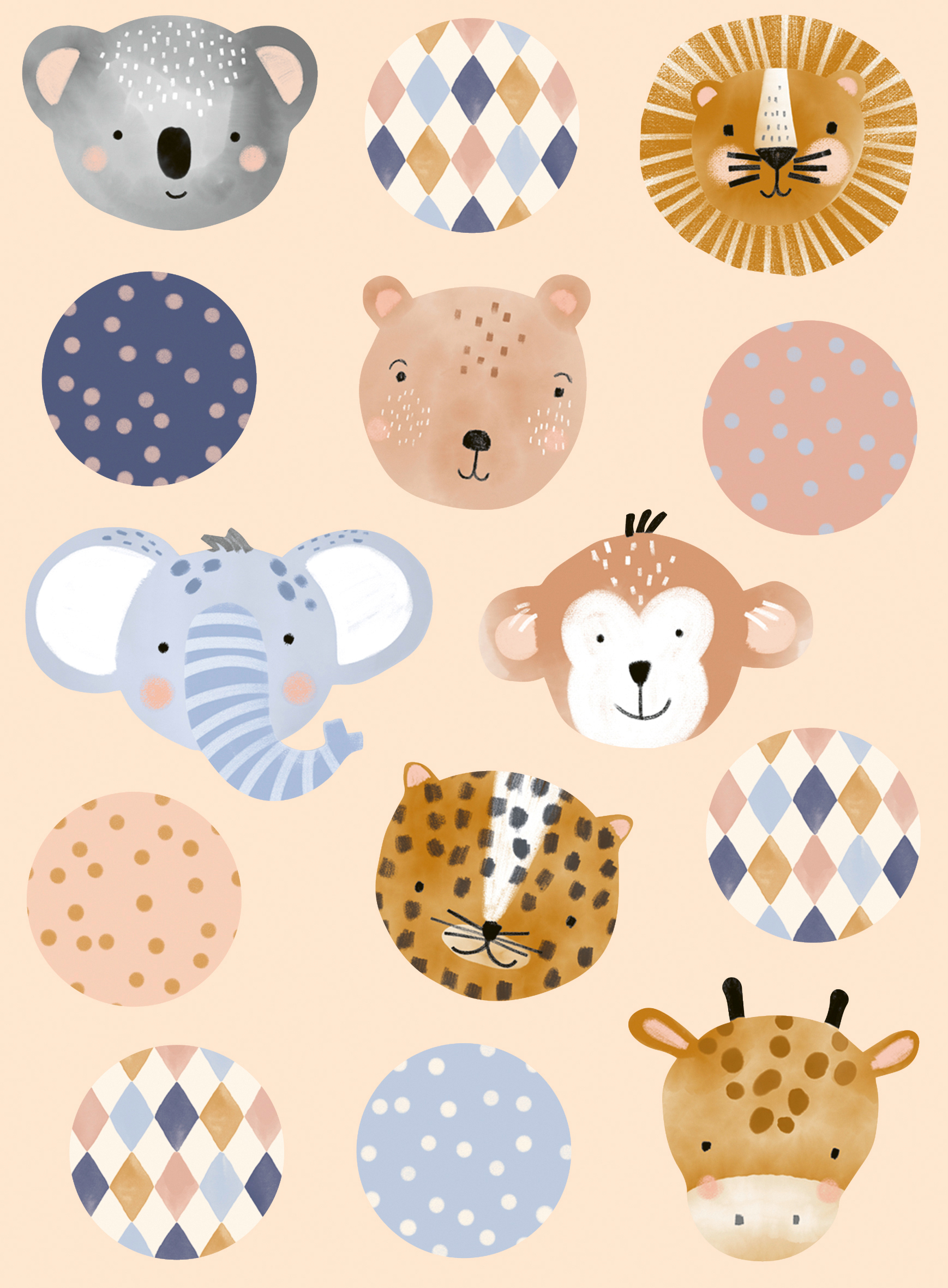 photo STEWO Sticker Buba 2582518098 4 feuilles de 14 stickers