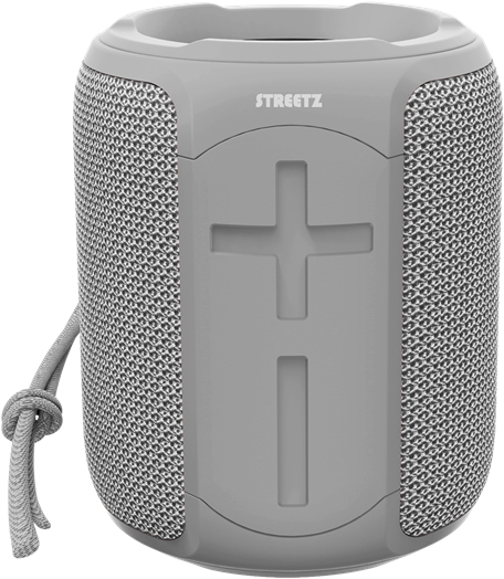 STREETZ Bluetooth speaker 2x5 W grey CM766 Waterproof, IPX7 Waterproof, IPX7