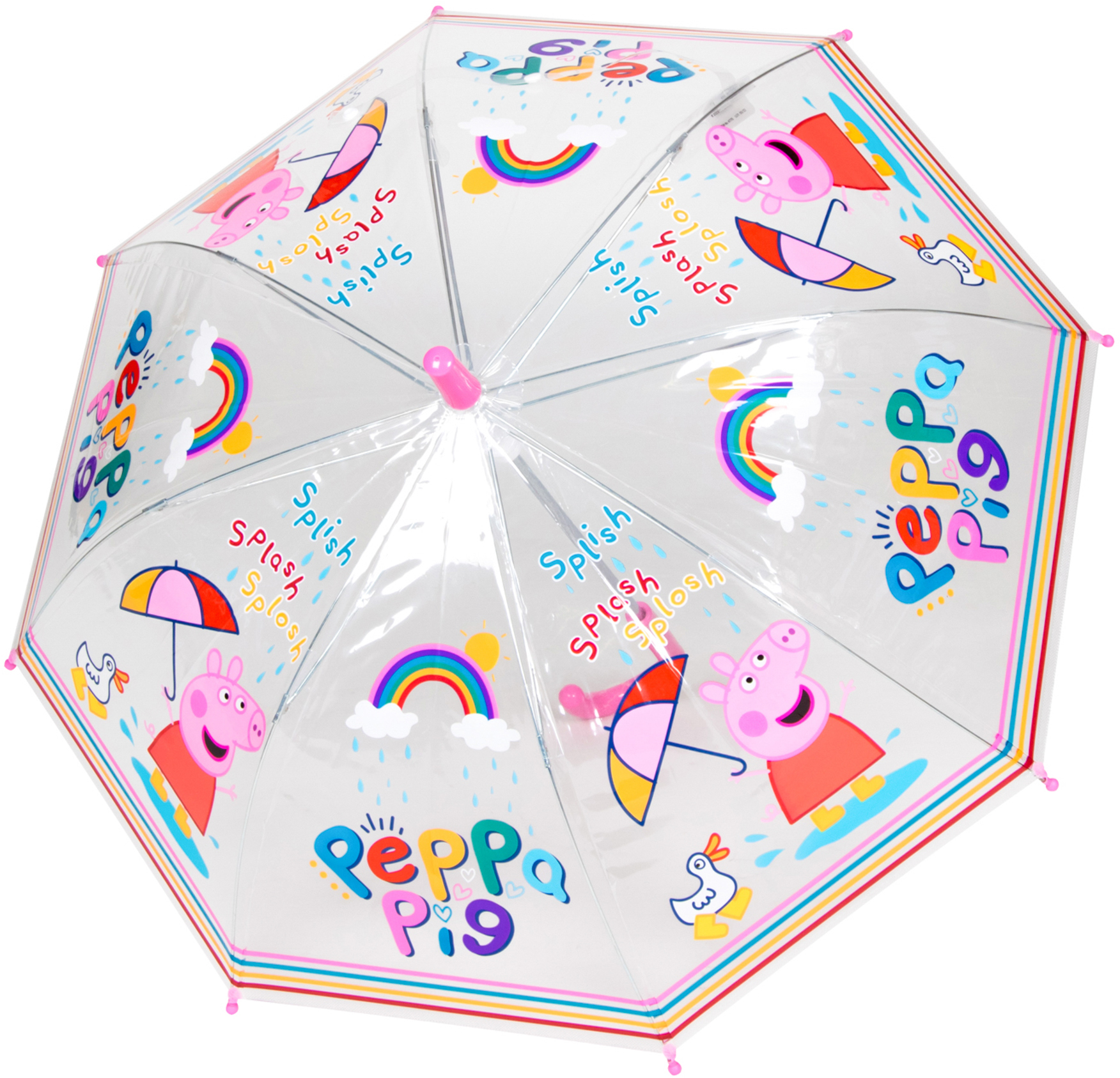 STROTZ Parapluie pour enfants 5299 Peppa Pig under the rain