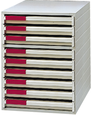 STYRO Set tiroirs blanc 21109189 9 comp., styro-Modul 9 comp., styro-Modul