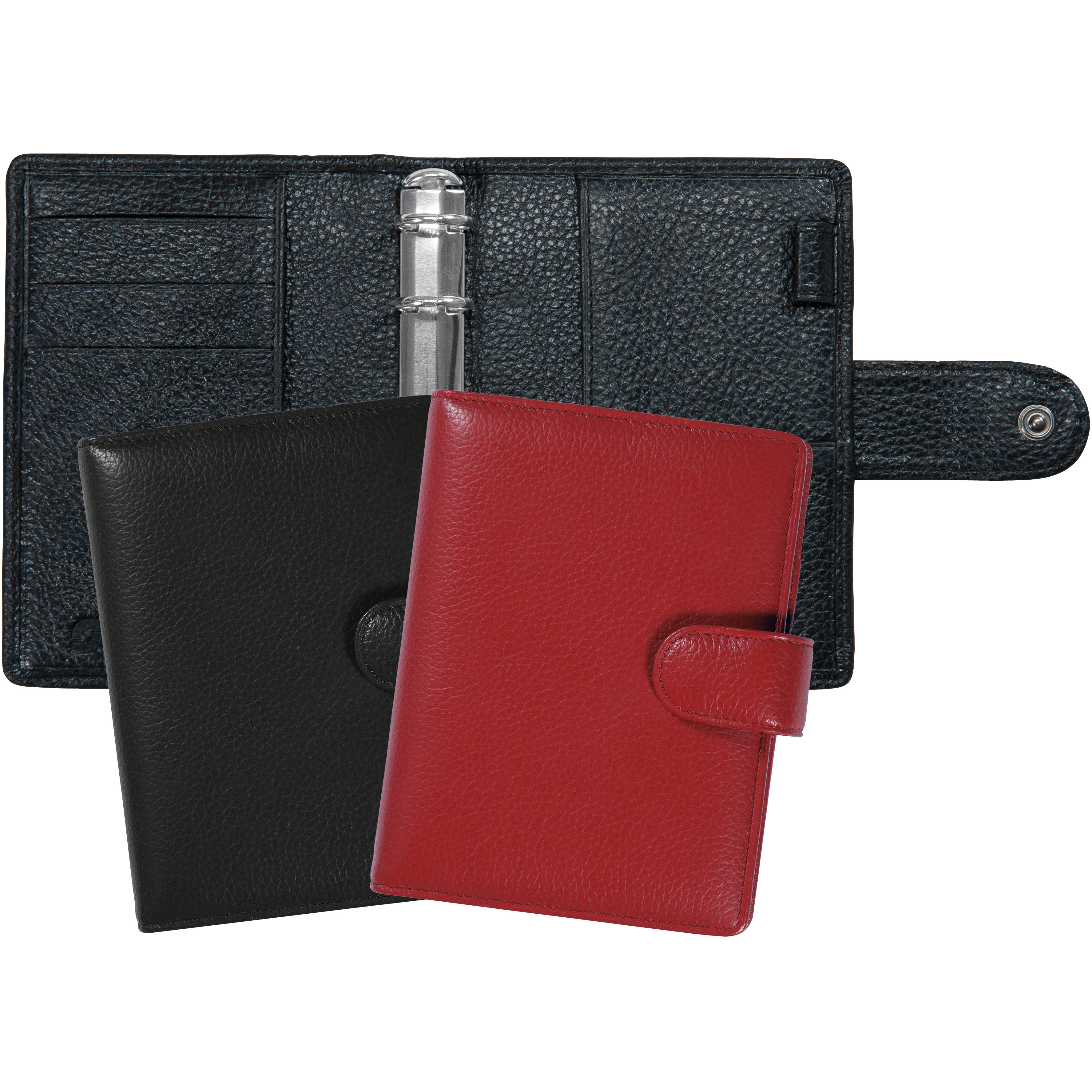 SUCCES Agenda Mini carnet Cadiz 84136545U cuir rouge 9.5x12.5cm